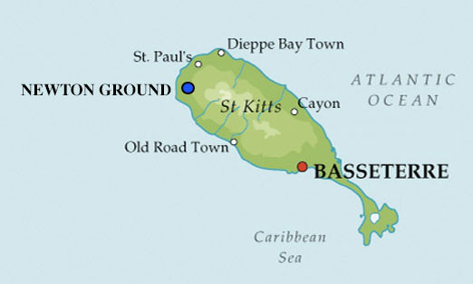 St. Kitts Map | NEWTON GROUND St. Kitts Map | NEWTON GROUND